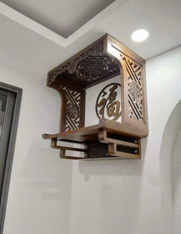 Bàn thờ treo tường 2 tầng